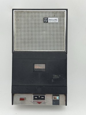 Philips Vintage Portable Cassette Recorder Austria ungetestet