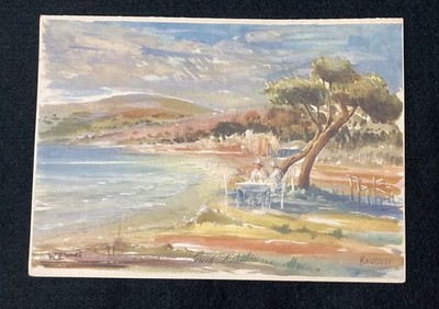1956 T. S. S. Olympia Greek Line Cruise Ship Menu Tourist Class #3