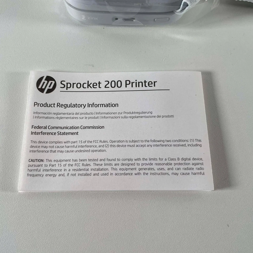 HP Sprocket 200 portable photo printer - Image 2 of 4