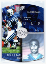 1998 Upper Deck SPX Die-Cut #20 Marshall Faulk Indianapolis Colts Rams HOF
