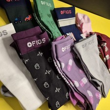 FIGS COMPRESSION SOCKS NO SHOW CALF LENGTH VOL DISCOUNT BUILD A BUNDLE NWOT