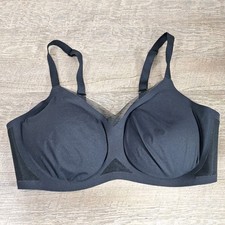 HONEYLOVE Crossover Bra Black Size L 38B /C Wireless Comfort