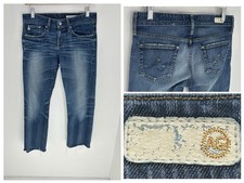 AG Adriano Goldschmied Denim Jeans Womens Size 27 Cut Off USA Made Premium 30x25
