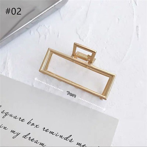 Women's Metal Hair Claw Clips Accessories Retro Hollow Hairpins Barrette Clamps - Picture 11 of 19