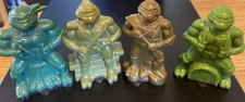 Vintage 1990 Mirage Studios Teenage Mutant Ninja Candy Gum Containers (4) Empty