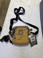 90s Kipling Candy Private Transport 3in1 Bag Shoulder Xbody Backpack Grab Ochre