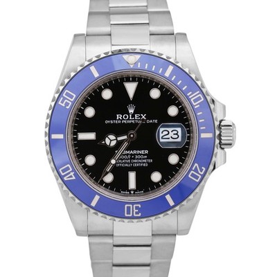 Rolex Submariner Date 41mm BLUEBERRY 18K White Gold BLUE 126619 LB Watch BOX