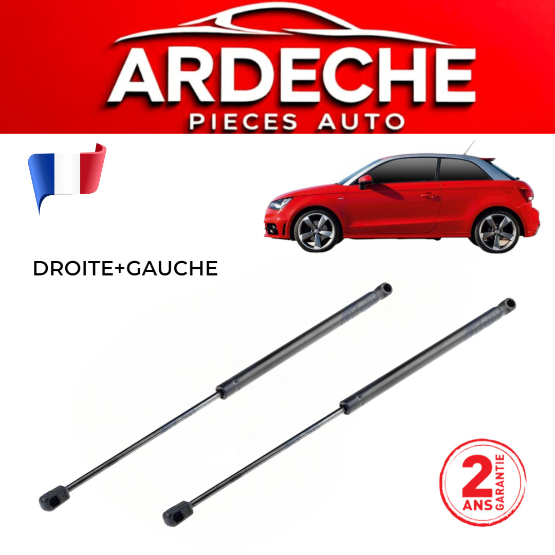 Paire d'amortisseurs de hayon OEM 8X3827552 pour coffre Audi A1