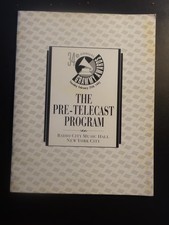 Grammy Awards 34th Annual Pre-Telecast Awards Program & Gala Ticket 1992