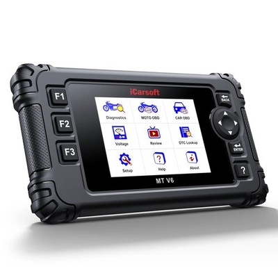 OBD2 DIAGNOSEGERÄT SCANNER iCARSOFT MT V6 für BMW Motorräder +Adapter +Updates