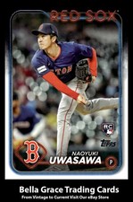 2024 Topps Update Naoyuki Uwasawa #US268 Boston Red Sox Rookie MLB Baseball 