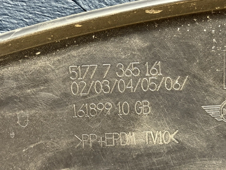 MINI COOPER F56 2016-2020 arco de rueda trasero izquierdo acampanado moldura OEM JCW Foto 3 de 3