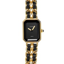 CHANEL Premiere M H0001 Black Case Size 26 x 20 mm Ladies Used Watch #9803310