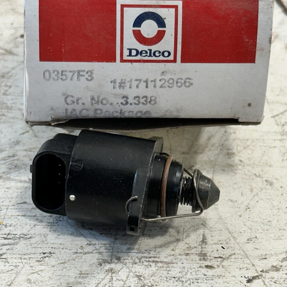 Válvula de control de aire de ralentí de inyección de combustible GM ORIGINAL 17112966 93-97 MONTE CARLO 4,3 L Foto 3 de 4
