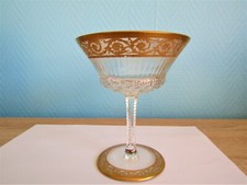 Cup Champagne 5 3/8in Crystal of Saint Louis Signed Model Thistle Set N 
