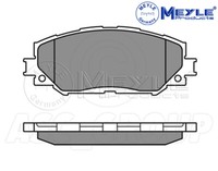 Meyle Bremsbelagsatz, Vorderachse Mit Anti-Quietsch Platte 025 243 3617