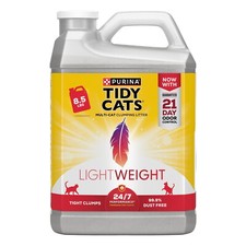 Lightweight Clumping Cat Litter Low Dust 24/7 Odor Control, 8.5 lb. Jug