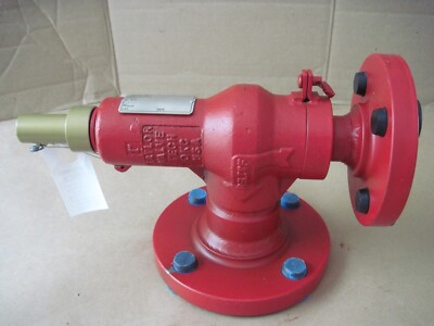 Taylor 1'' T-8250-2 Flanged Safety Relief Valve, Range 341-700, Set 700 PSIG