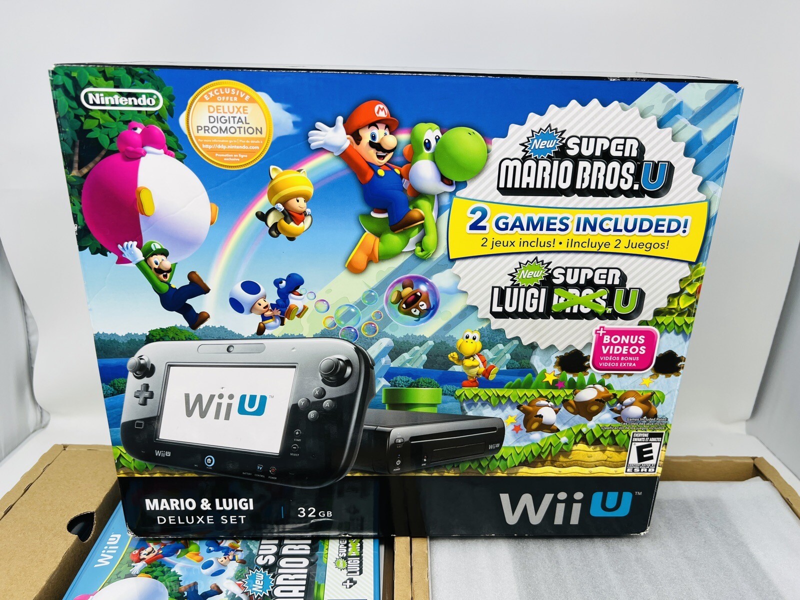 Nintendo Wii U Console Super Mario Bros & Luigi Deluxe Brand New In