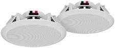 2 PZ CASSE DIFFUSORE DA INCASSO 6W ALTOPARLANTE DA CONTROSOFFITTO PARETE MUSICA