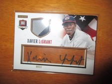 XAVIER LEGRANT Red Sox 2014 Panini USA Baseball Acetate PATCH Autograph #10/20