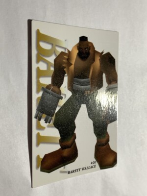 Barret Wallace FINAL FANTASY VII FF7 SQUARE japanese 1997 card