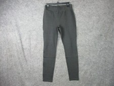 Quince Ponte Pants Womens Medium Gray Stretch Pull On Career Waist Band Pocket
