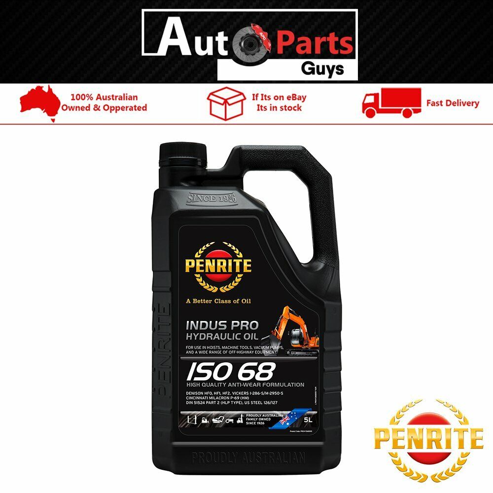 Penrite Indus Pro Hydraulic Oil ISO 68 5L | PROHYD68005