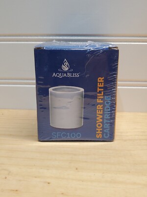 Aqua Bliss SFC100 White Genuine Replacement Cartridge Shower Filter Multi Stage