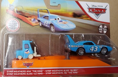 DISNEY PIXAR CARS STRIP WEATHERS THE KING SLAM LAUNCH LAUNCHER 2021