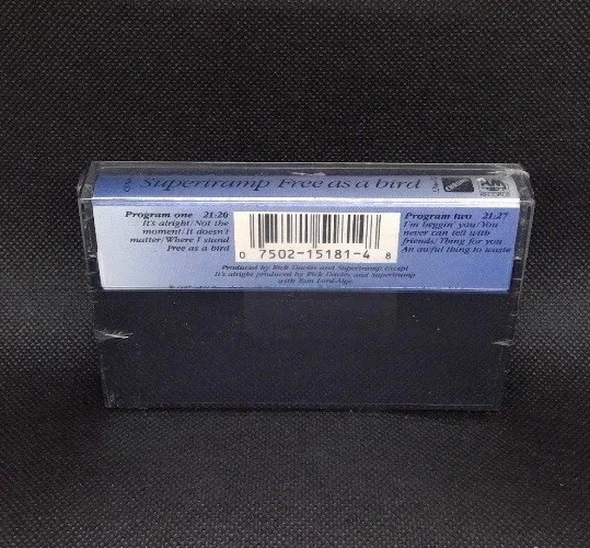 SHRINK SEALED Supertramp - Free As A Bird - Cassette Tape 1987 A&M - Image 2 of 2