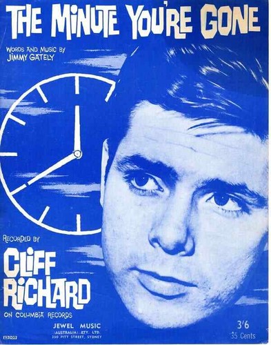 Sheet Music - The Minute You're Gone - Cliff Richard