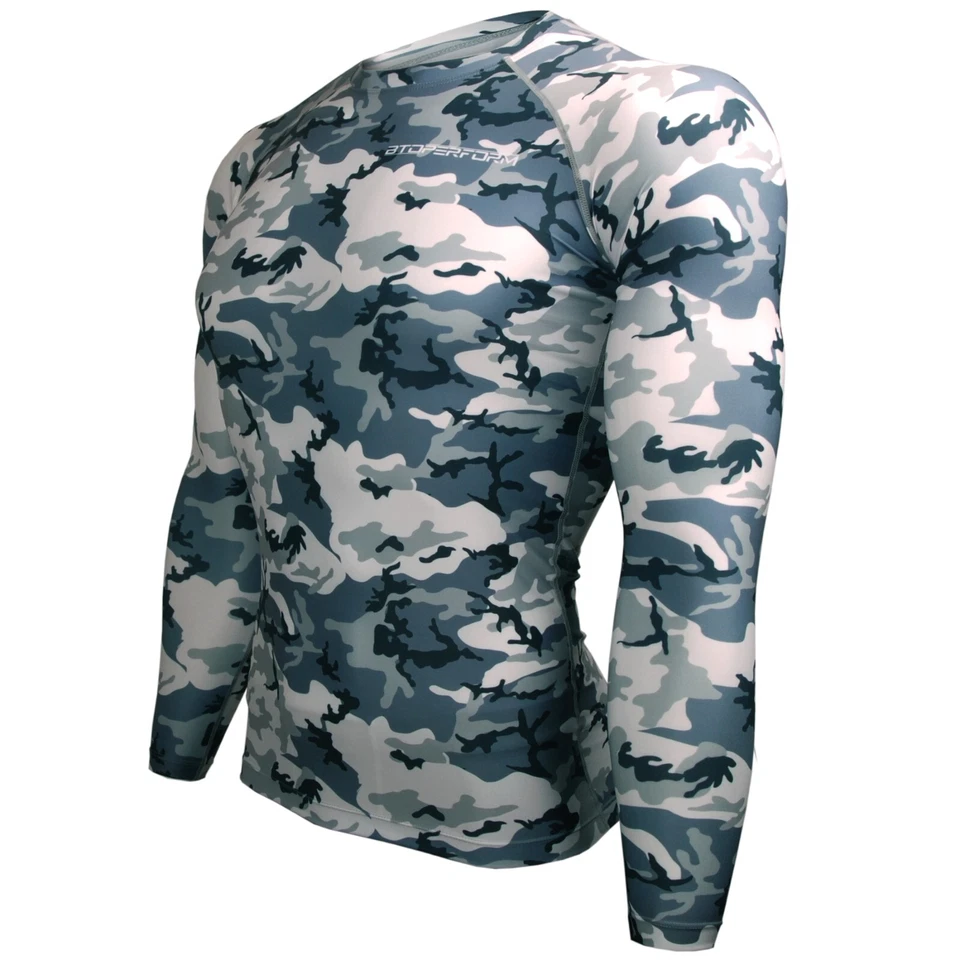 CAMO Skin Tights Compression Graphic Print Base layer Rash guard Hunting C-111K - Image 3 of 4