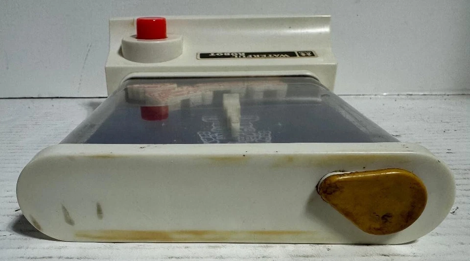 DE COLECCIÓN 1976 TOMY WATERFUL ROBOT ANILLO LANZAMIENTO AGUA PORTÁTIL JUEGO JUGUETE Foto 4 de 4