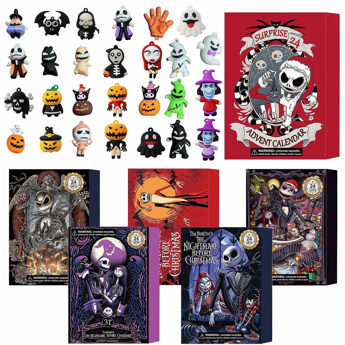 2024 Halloween Advent Calendar Halloween Countdown 24 Days