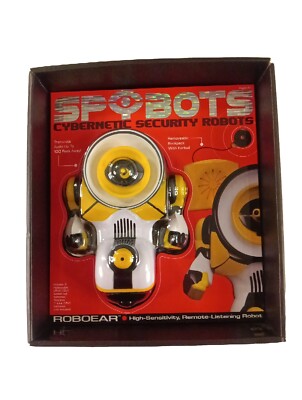  SpyBots Cybernetic Security Robots by Roboear High-Sensitivity, Remote L29
