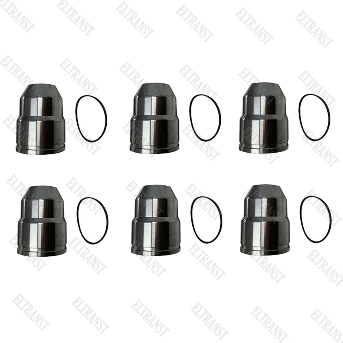 6Pcs Fuel Injector Sleeve 3680873 3412352 for Cummins Engine ISX  