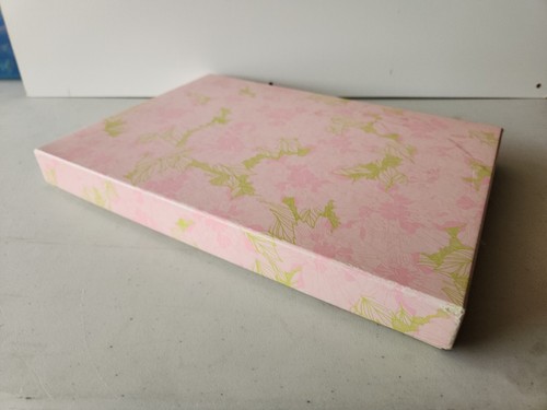 Set Stazionario Vintage Hallmark Rosa con Fiori Rosa - Foto 10 di 12