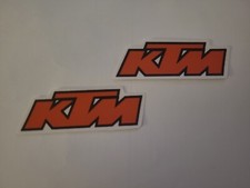 2x Aufkleber Sticker KTM Racing Tuning Biker-MC Motorcross Motorradsport 