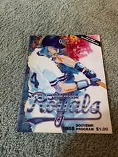 1988 Omaha Royals v Indianapolis Indians Baseball Program Jim Eisenreich