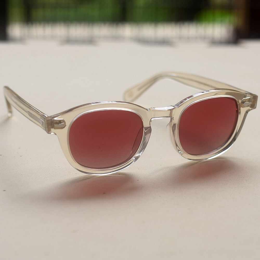 Vintage red sunglasses for women johnny depp red gradient polarized sunglasses image 3