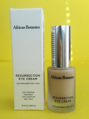 NIB) African Botanics RESURRECTION EYE CREAM (0.51 OZ) Contour Treatment 5/2025