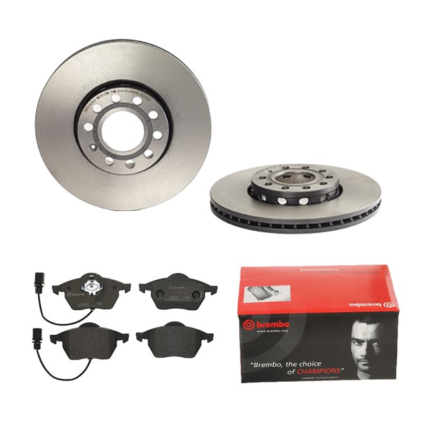 Brembo Bremsscheiben Ø288MM + BremsbelÄGe Vorne FÜR Audi A4 B5 A6 C5 B6 B7-image