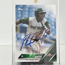 2016 Topps Pro Debut Ruddy Giron Signed AUTO #37 Padres