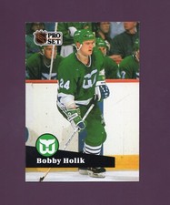 1991 Pro Set Bobby Holik #79 - Hartford Whalers