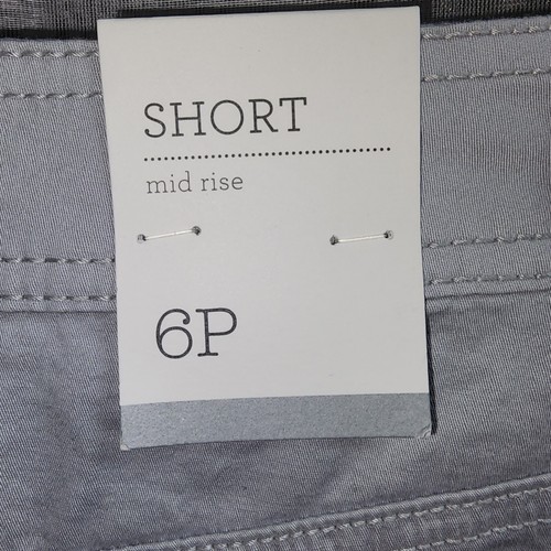 Style & Co Womens Petite Gray Mid Rise Pockets Stretch Shorts Size 6P NEW - Picture 4 of 5