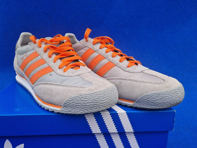 adidas SL 72 - Größe:42   US: 9 - grau/orange - neuwertig - mint condition
