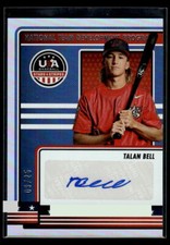 2023 Panini USA Baseball NT Development Auto Holo Talan Bell 09/25