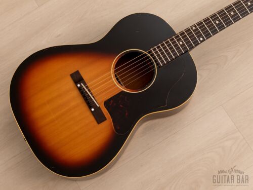 1962 Gibson LG-1 Vintage Acoustic Guitar Sunburst w/ Case - Picture 1 of 18