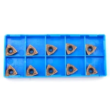 WCMT32.52 TIN Coated CNC Inserts WCMT06T308FN ACZ330 Carbide Turning Inserts